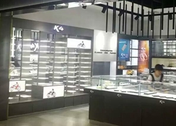 Shop Interior and Exterior Design with LED Light Panel